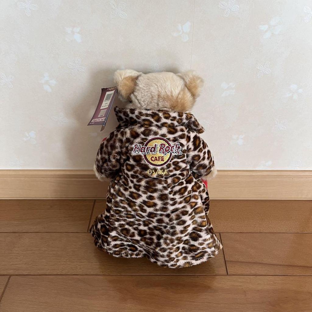 [USED] Hard Rock Cafe Teddy Bear, Osaka