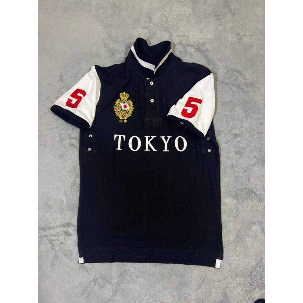 GLYDE Neues Herren Poloshirt Miami City Beliebt Hochwertiges Athleisure Baumwolle Kurzarm Poloshirt