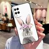 Süße Kaninchen Hülle Für Oppo A40 A60 A80 A18 A38 A58 A78 A98 A16 A76 A96 A15 A17 A77 A74 A94 A54 A57S Cover