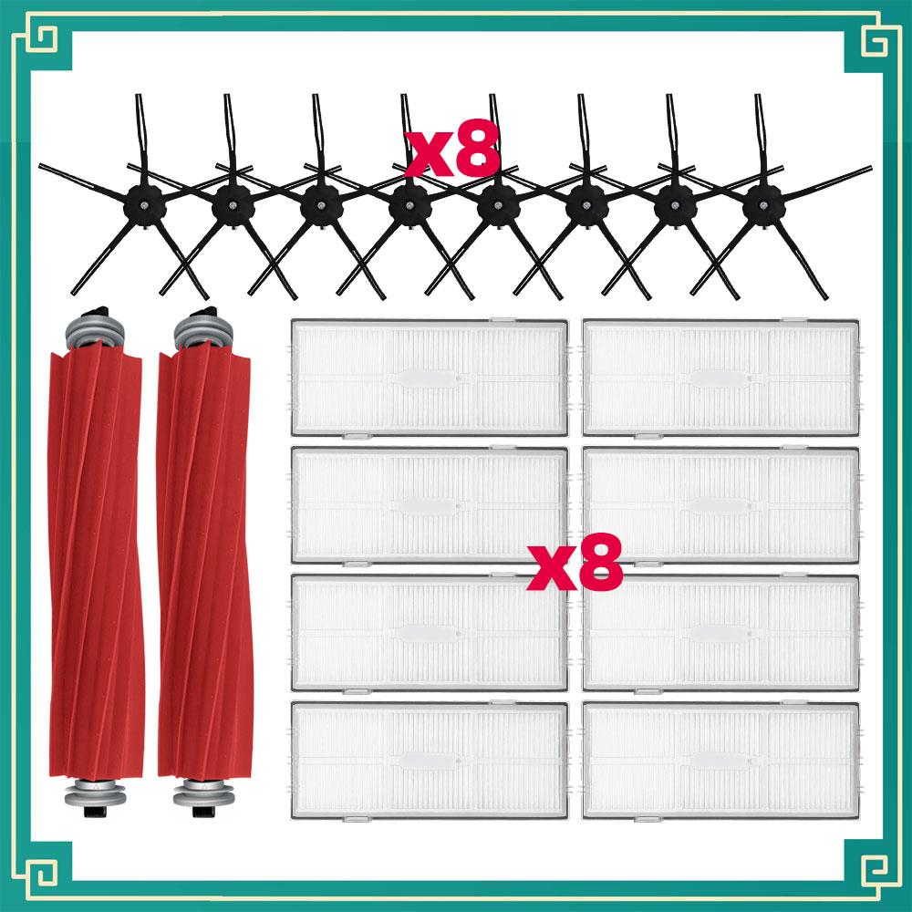 Passend für Roborock S7, S70, S75, S7 Max, S7 MaxV Ersatzteile Zubehör Hauptbürste Seitenbürste Hepa-Filter Mopptuch