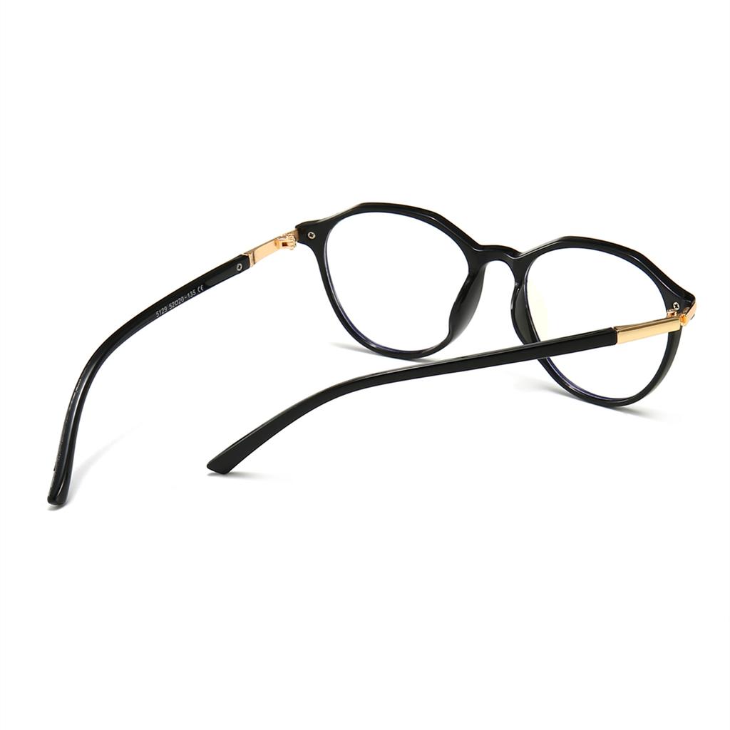 High Quality A pair of pc myopia glasses with high face value and plain glasses frame flat mirror retro myopia glasses online celebrity frame