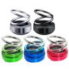 Car Aromatherapy Solar Powered Dual Ring Suspended Car Diffuser Car Air Purifier Car Perfume Ornaments Perfume Diffuser