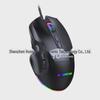 ICEDI Ice Code 9-key Gaming Mouse: Adjustable 125-1000 Return Rate, Colorful Lighting, Macro-Definable with Driver.
