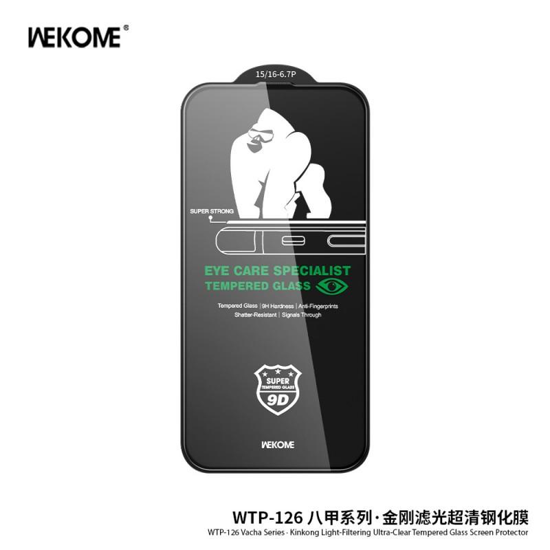 WEKOME Filtered HD Tempered Glass Screen Protector IPhone 16 Pro Max 17 Series