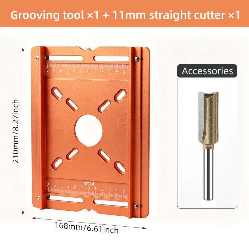 Imbot Alumīnija Sakausējuma Frēzmašīnas Groove Jig-DIY