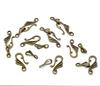 7 Set Fibbie a Leva in Lega di Zinco Componenti Musicale Bronzo Antico Fai da Te Creazione Gioielli 25mm x13mm 16mm x5.5mm