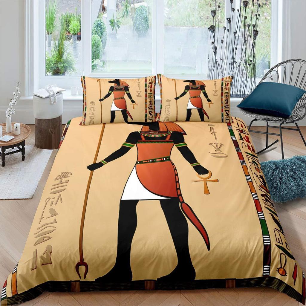 African Tribal Down Comforter Set Bedding Set 3-piece Coverlet Set