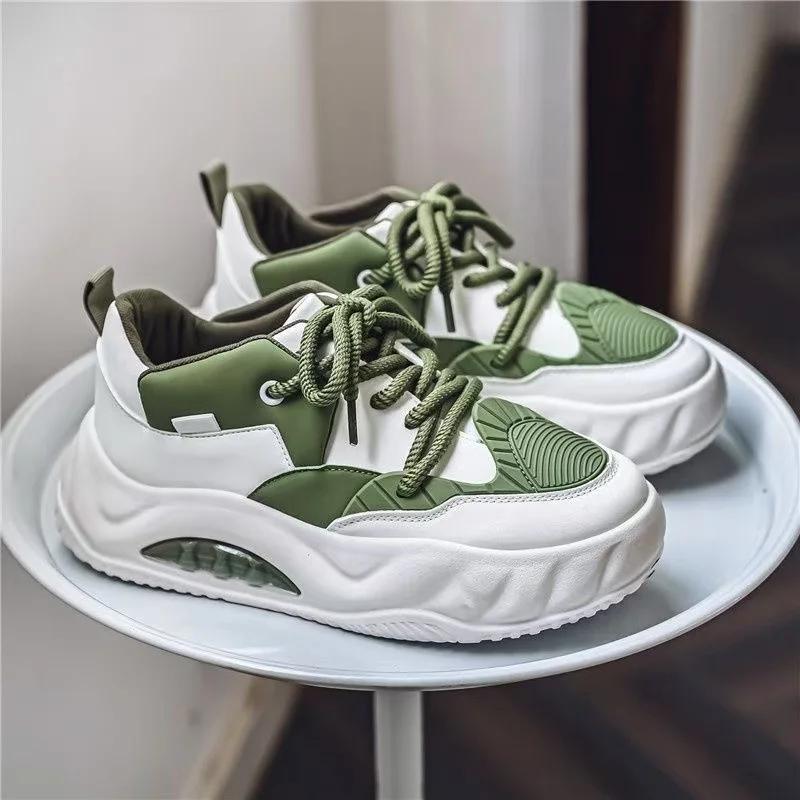 Дизайнерские мужские туфли нового стиля с цветными блоками — фото 13