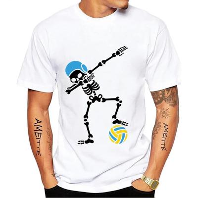Halloween T-shirt Nieuw Zomer Korte Mouw Dab Dabbend Skelet Waterpolo Klassiek Schedel Print Casual Tops Kinderen Grafische T-shirts