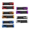 Universal Motorcycle 23mm 25mm Throttle Grip Aluminum Alloy Rubber Handle Grips Non-slip Handle Electric Scooters Moped Tuning