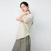 Elva' Island Women's Casual Short-Sleeve Shirt