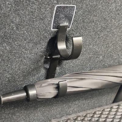 2PCS Car Umbrella Hook Umbrella Car Mount Trunk Hanger Clip Storage Backseat for Seat Visor Truck Boat Stroller Wheelchair