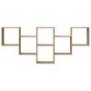 Wall Shelf Artisan Oak 159 x 18 x 66 cm Engineered Wood