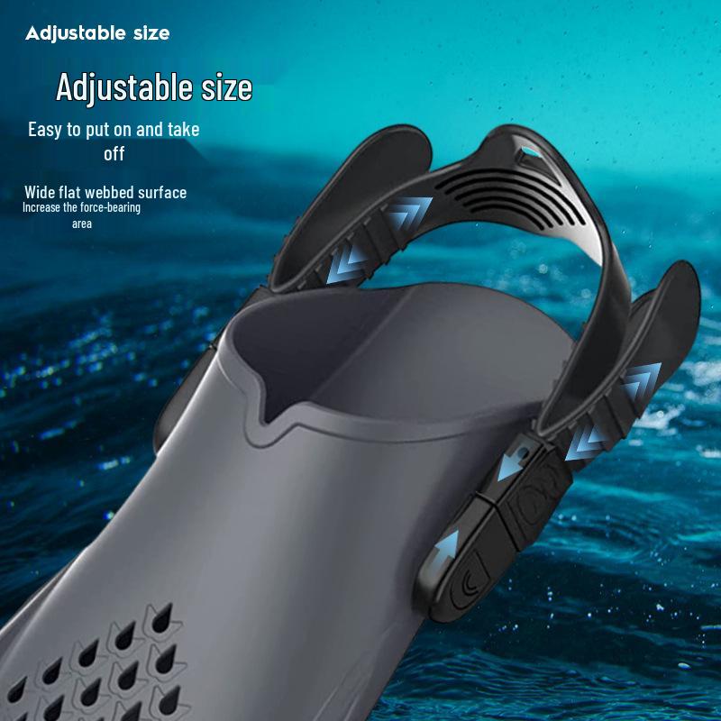 Adjustable Adult Diving and Swimming Fins - Frog Shoes and Mermaid Fins