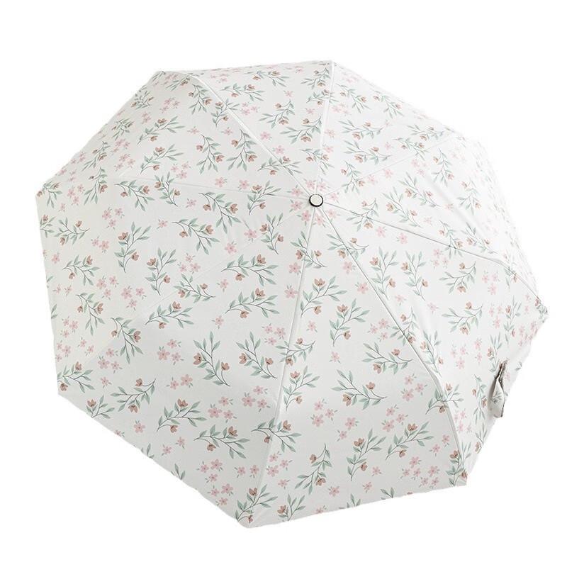 Lilang Women's Compact Folding Umbrella for Sun & Rain