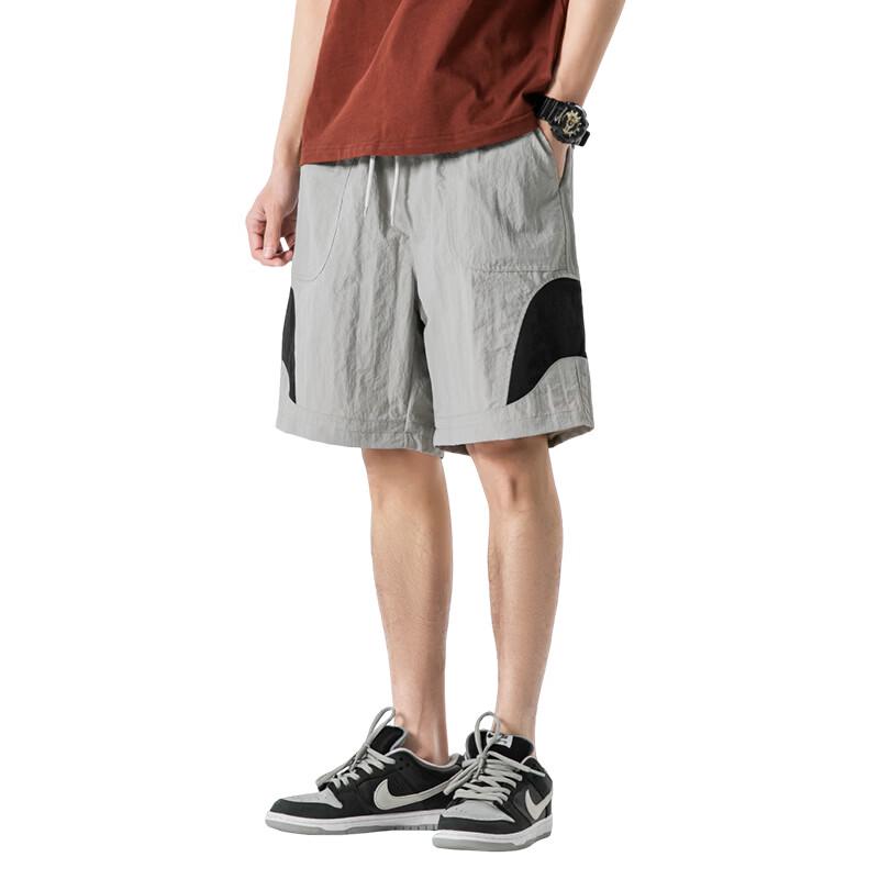 izzue it Men's Quick-Dry Ice Silk Street Casual Shorts