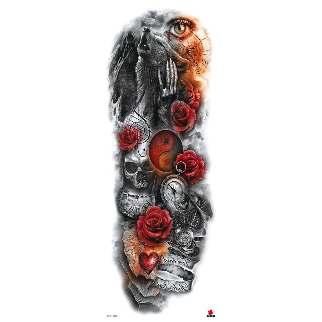 High Quality Temporary Body Arm Sticker Fake Temporary Tattoo Arm