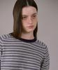 AHWE Cashmere Wool Blend Striped Knit_Violet
