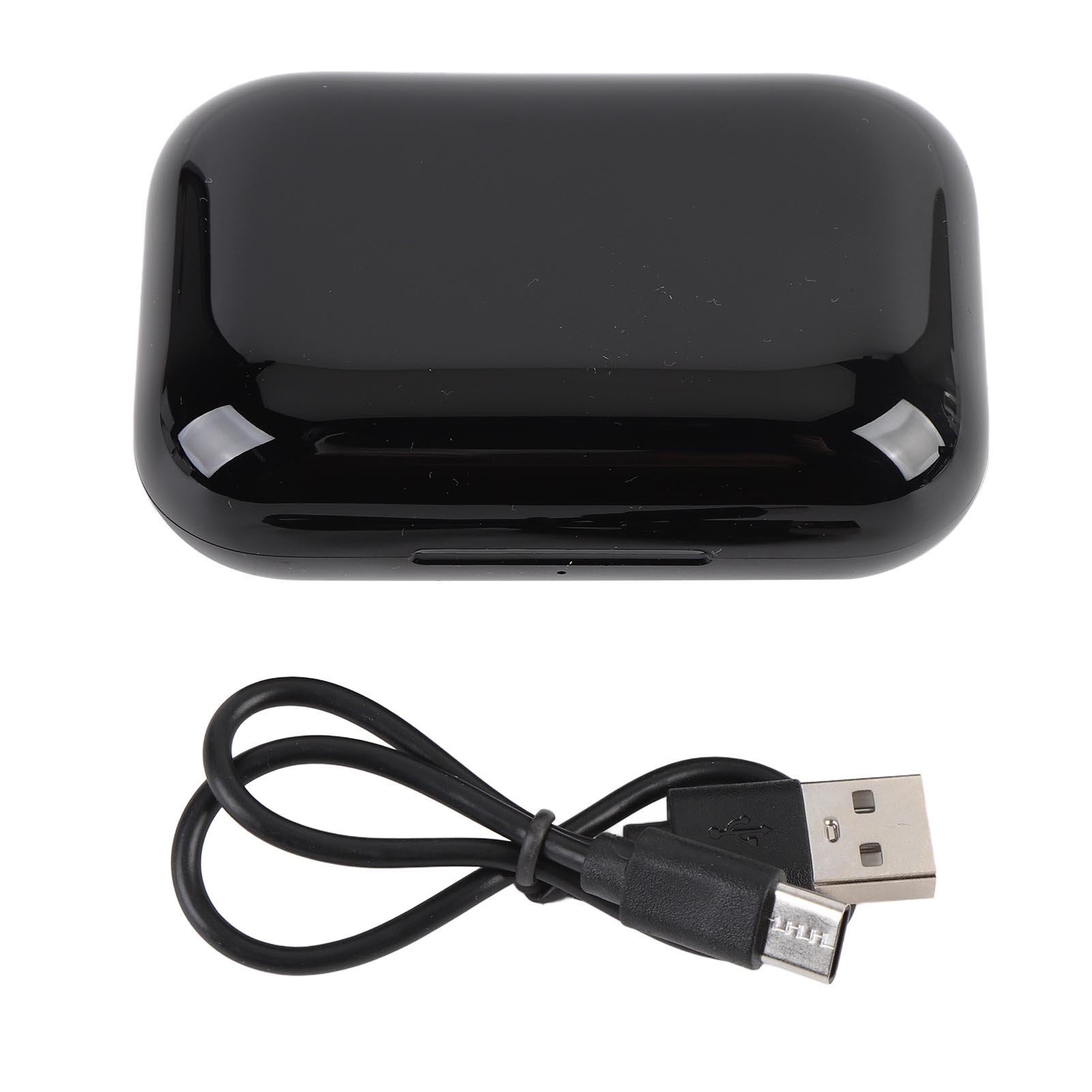 

Translator Headset Translation Earbuds Support Multi Languages Noise Reduction Bluetooth 5.3 Real Time Portable for Business чорний