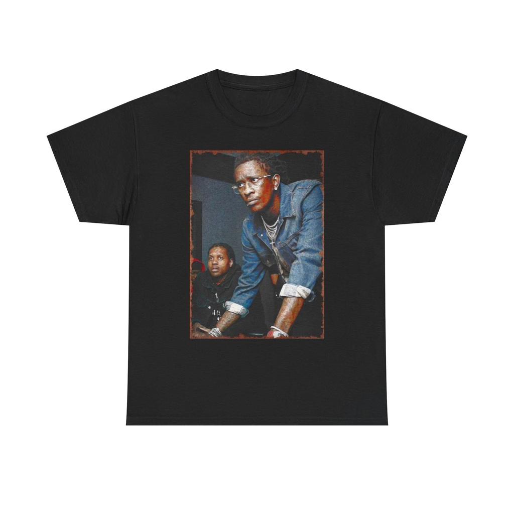 Men's and Women's T-shirts Young Thug Graphic