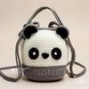 Handmade Cute Mini Crocheted Wool Handbag - Women's Crossbody Phone Bag