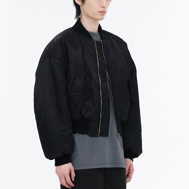 WE11DONE Zip-up Bomber Jacket WD-JP0-24-102-U-BK