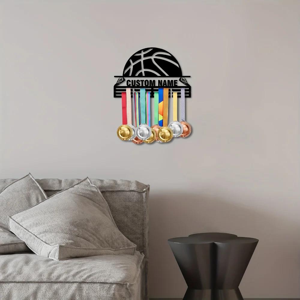 Personalized Basketball Metal Sign Wall Sculpture Home Decor