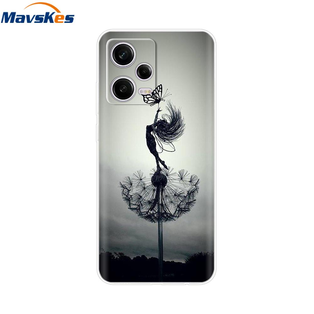 For Xiaomi Redmi Note 12 Pro 5G Case Transparent Soft TPU Back Cover For Redmi Note 12 Pro Plus Note12 5G 4G Cases Cover Fundas