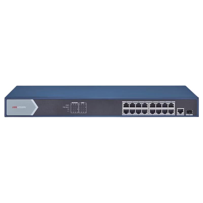 

Hikvision DS-3E0518P-E 18-Port (16 PoE) Full Gigabit Switch CN plug (adapter included)