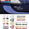 Metalowa Naklejka Samochodowa 3D Logo Emblemat MS MAZDASPEED Naklejka Dla Mazda 2 3 5 6 CX-5 CX-7 323 Axela Atenza Stylizacja Nadwozia Tylnej Klapy Samochodu