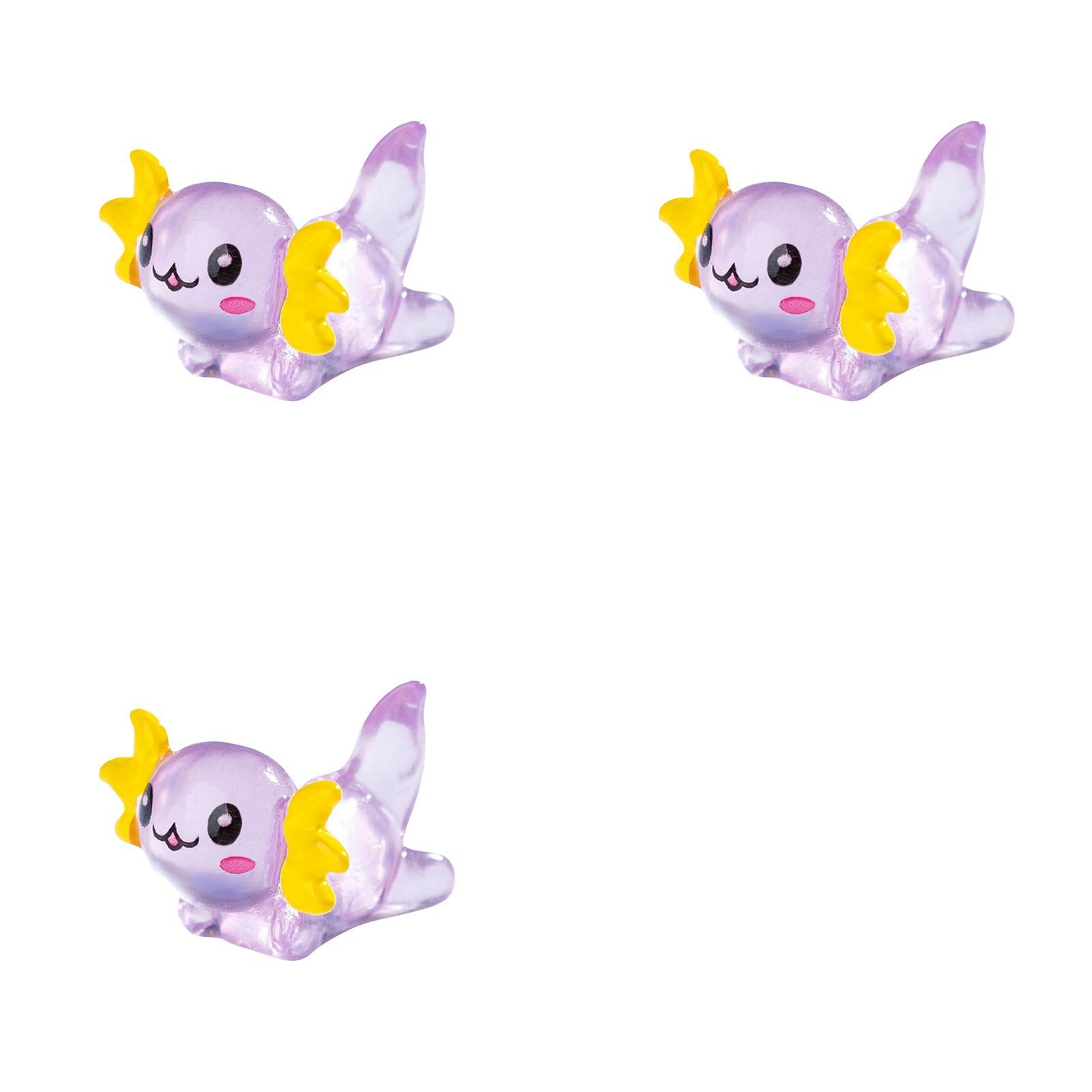 

Micro Ornaments Fun Animals, Luminous Little Turtle And Sea Hare Ornaments One Size фіолетовий