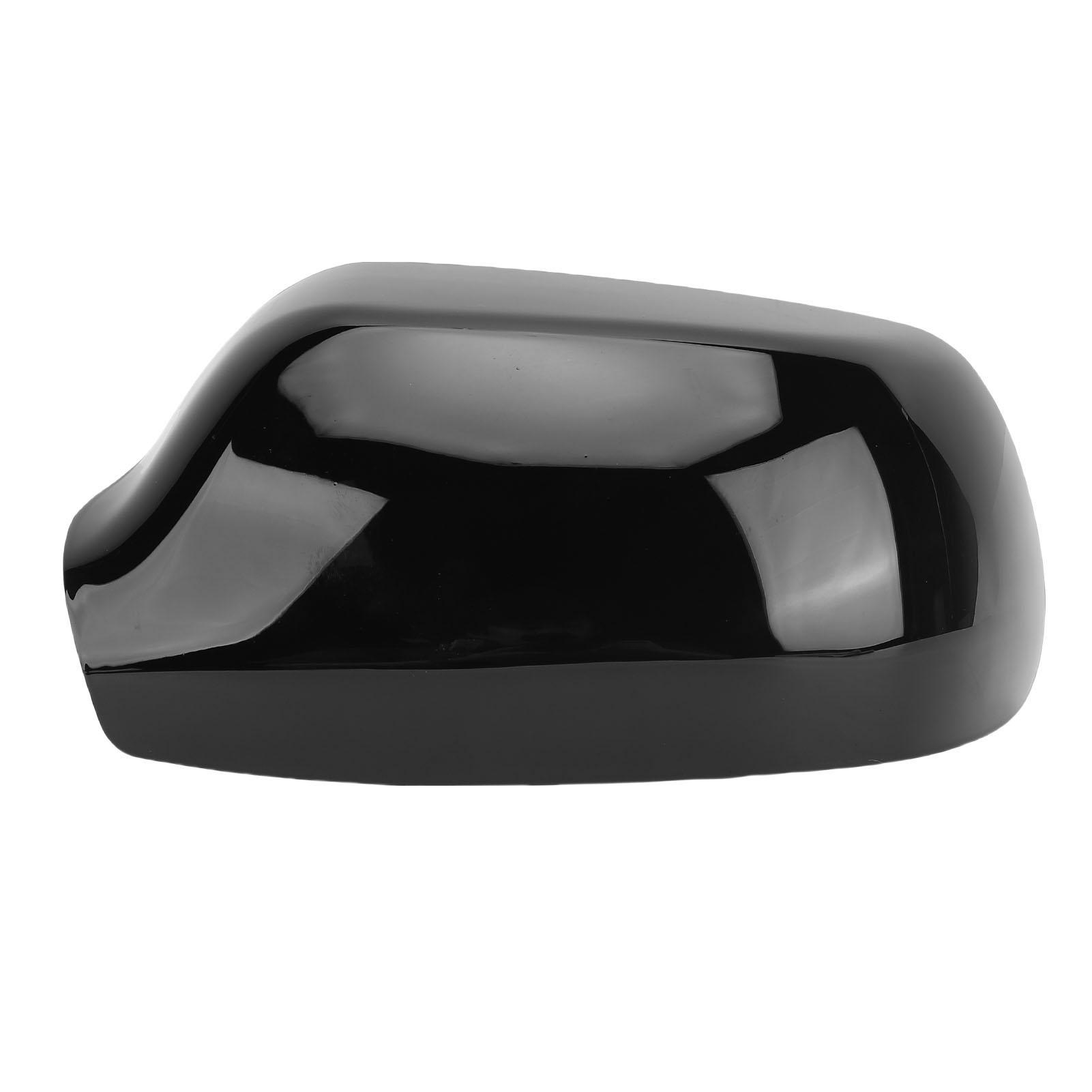 Neoglint Unisex Black Rearview Mirror Cap Bright Shockproof Scratch Proof Exterior Door Side Mirror Covers Left
