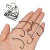 SOUGAYILANG 50pcs High Carbon Steel Jig Worm Fishing Hook