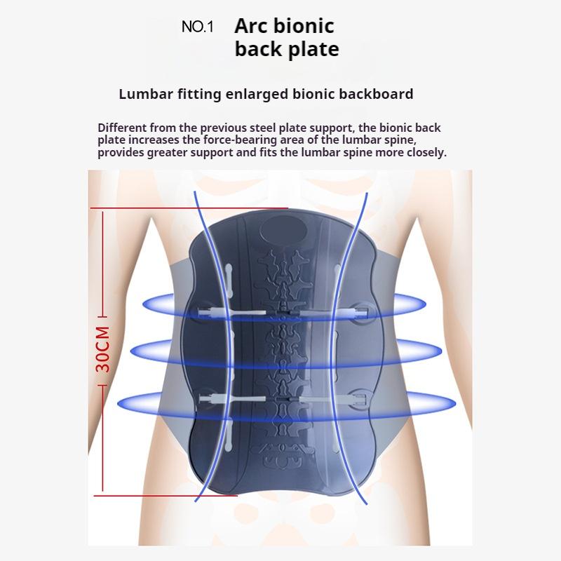 Lumbar Support Belt for Lower Back Pain Relif, Back Brace Waist Trainer Belt, Back Brace with Adjustable Drawcord Compression Pulley System