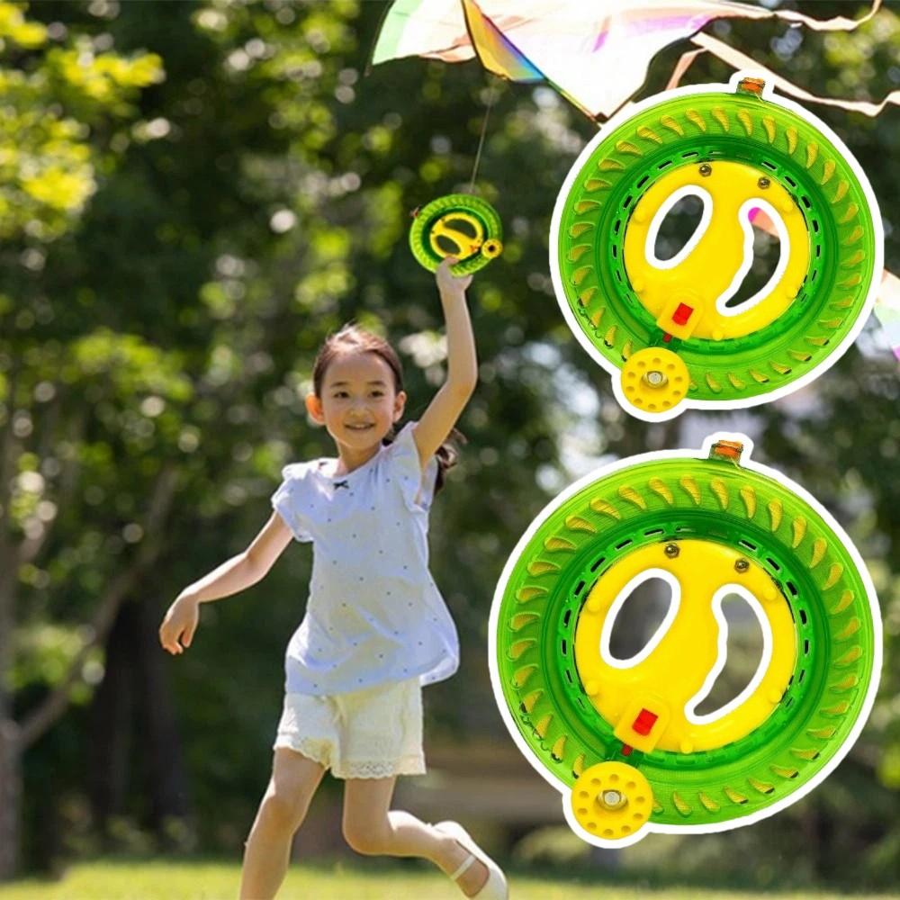 Plastic Kite Reel Winder with Line Professional Kite Handle Wheel Flying Tool Winder Flying Kite