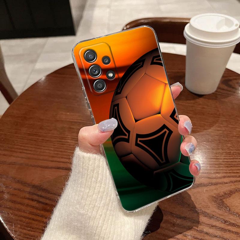 Football Soccer Ball Fire Un Rayo Phone Case For Samsung Galaxy A56 A57 A37 A55 A54 A36 A35 A25 A16 A17 A07 A52 A34 A21s Cover