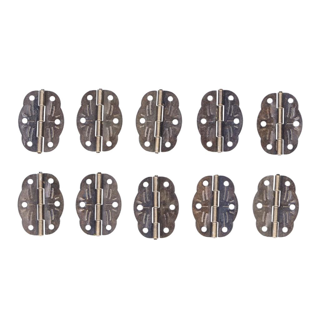 100PCS Box Hinges Mini Portable Corrosion Resistance Durable Iron Sheet Wooden Box Hinge