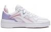 LiNing Lite Slip Resistant, Abrasion Resistant, Lightweight Low Top Skateboard Shoes Women's White Pink Purple AGCS098-2