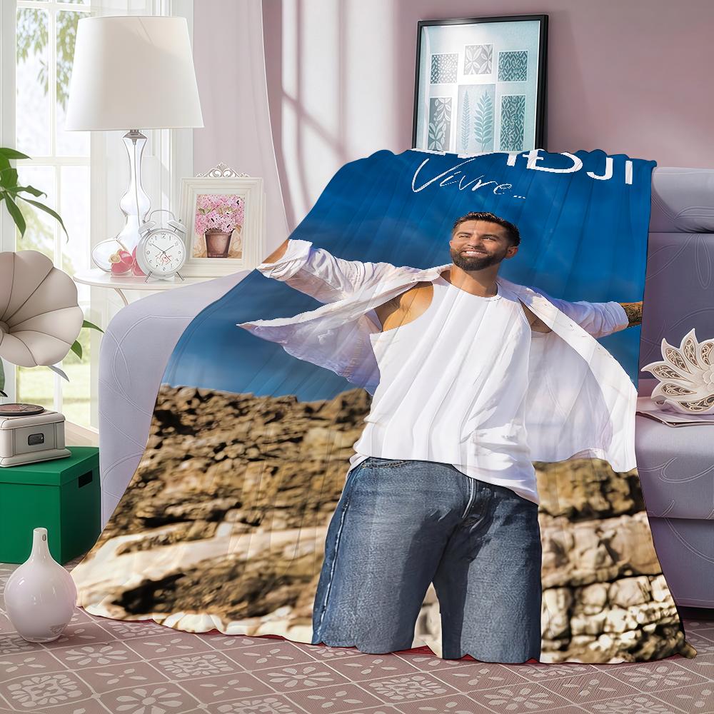 French Singer K-kendji Girac Blanket Warm And Soft Suitable For Bedroom Living Room Sofa Bed Office Travel Camping