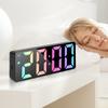 Electric Desk Clock with LED Display Date Temperature Dimmable Snooze for Deep Sleepers Kids Elderly Home Office