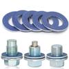 1/30Pcs Oil Drain Plug Gaskets Seal Washer Oil Pan Ring Oil Drain Plug Gaskets for Toyota Camry Corolla Auto Parts # 90430-12031