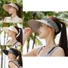 Summer Wide Brim Sun Hat With Breathable Ice Silk Material For Outdoor Travel