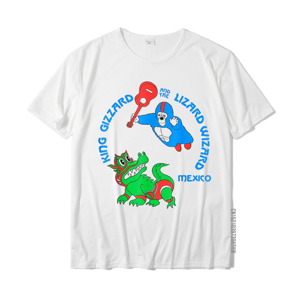 King Funny Gizzard The Lizard Gift Wizard TShirt Funny Normal Tops Tees Cotton T Shirt For Men Funny S