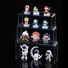 Acrylic Display Risers for Funko Action Figures,Jewelry,Makeup,Display Shelf Stand for Cupcake, Clear U Shape Showcase Fixtures