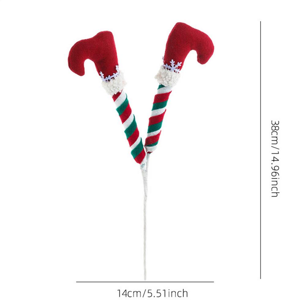 

Christmas Plush Toy Legs Doll Xmas Tree Decorations Pendants Holiday Home Hanging Ornaments New Year Decoration