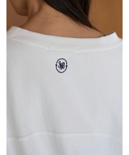 Snidel Number Logo Sweatshirt SWCT251148 Women's White