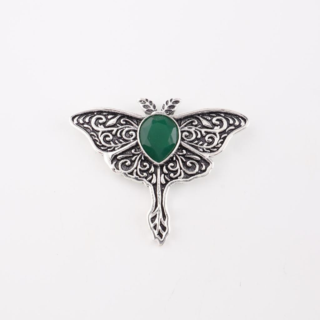 Green Onyx Gemstone 925 Sterling Silver Jewelry Unique Pendant 1.2" For Women CP-31-20