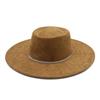 Suede Convex Top Hat Women'S Versatile British Vintage French Felt Hat Panama Eaves