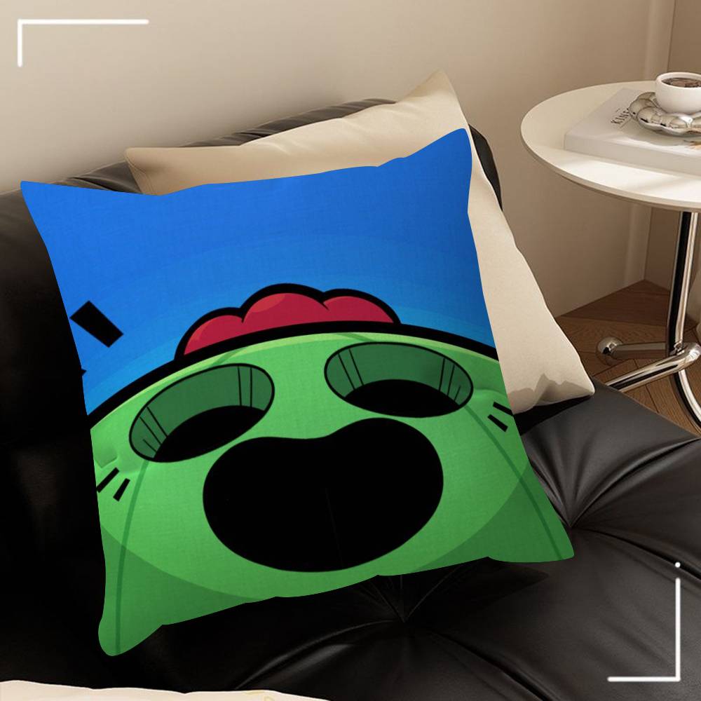 

Cute Cartoon B-Brawl Game Cushion Cover Pillowcase Upholstery Sofa Throw Pillow Home Decor Pillowcas 45cmx45cm