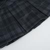 Women's Retro College-Style A-Line Plaid Pleated Skirt - High-Waisted, Anti-Exposure, Short Length for Spring/Summer 2025